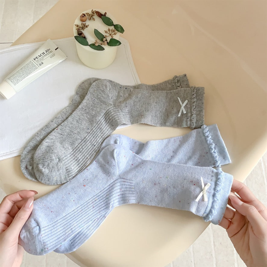 Sweet Pastel Summer Mesh Socks