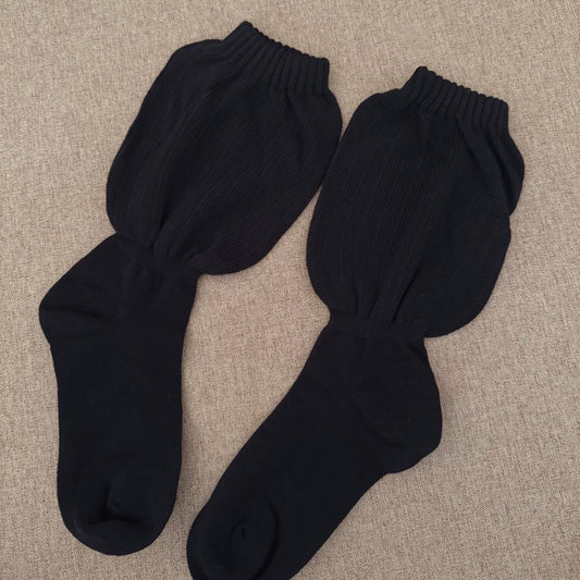 Ruffled Cotton Women's Crew Socks