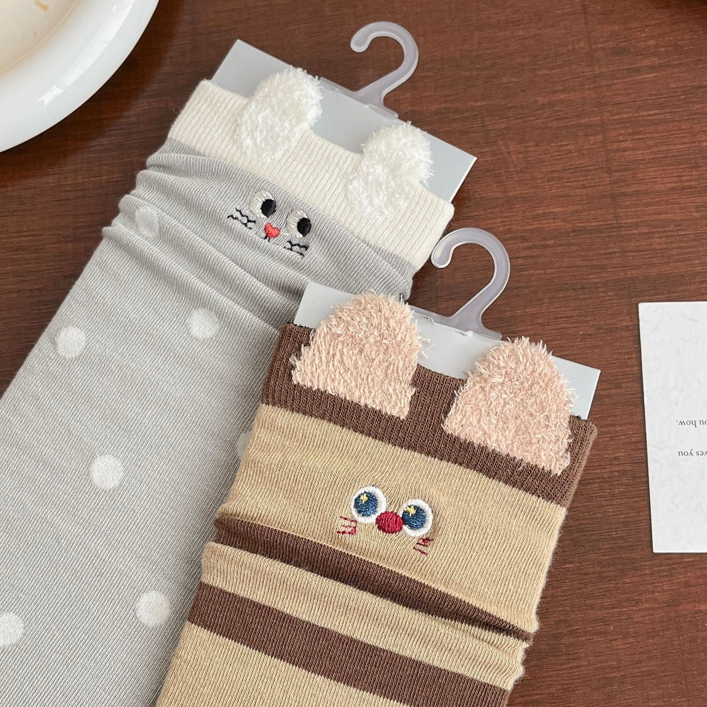 Cutest 3D Plush Animal Ear Socks