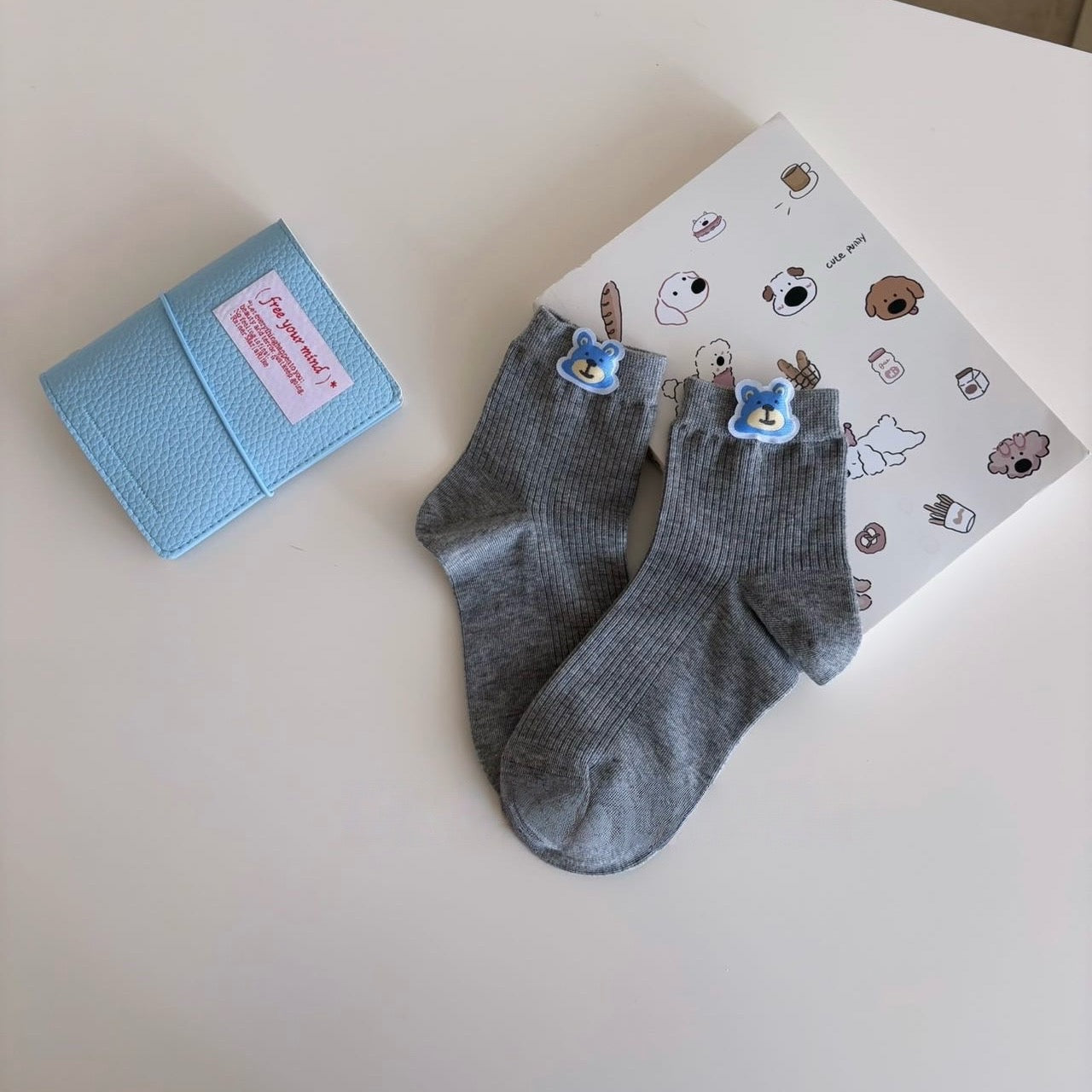 Playful 3D Toy Quarter Socks