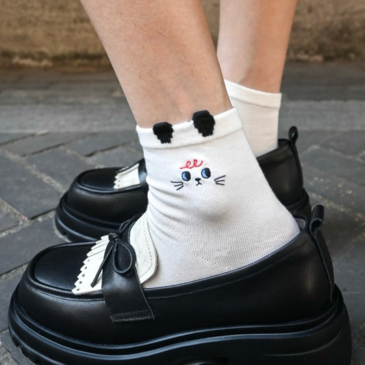 Little Monster Quarter Socks