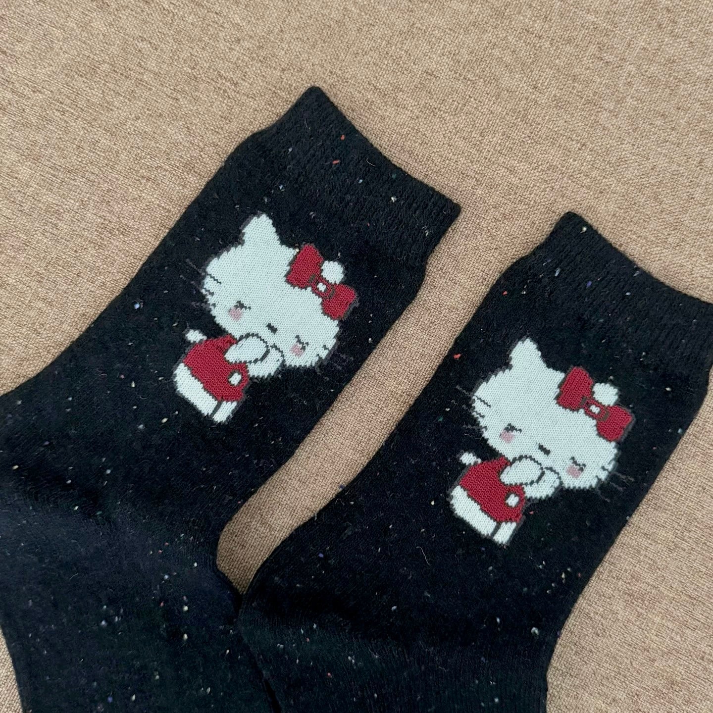 Warm Kitty Knit Winter Socks