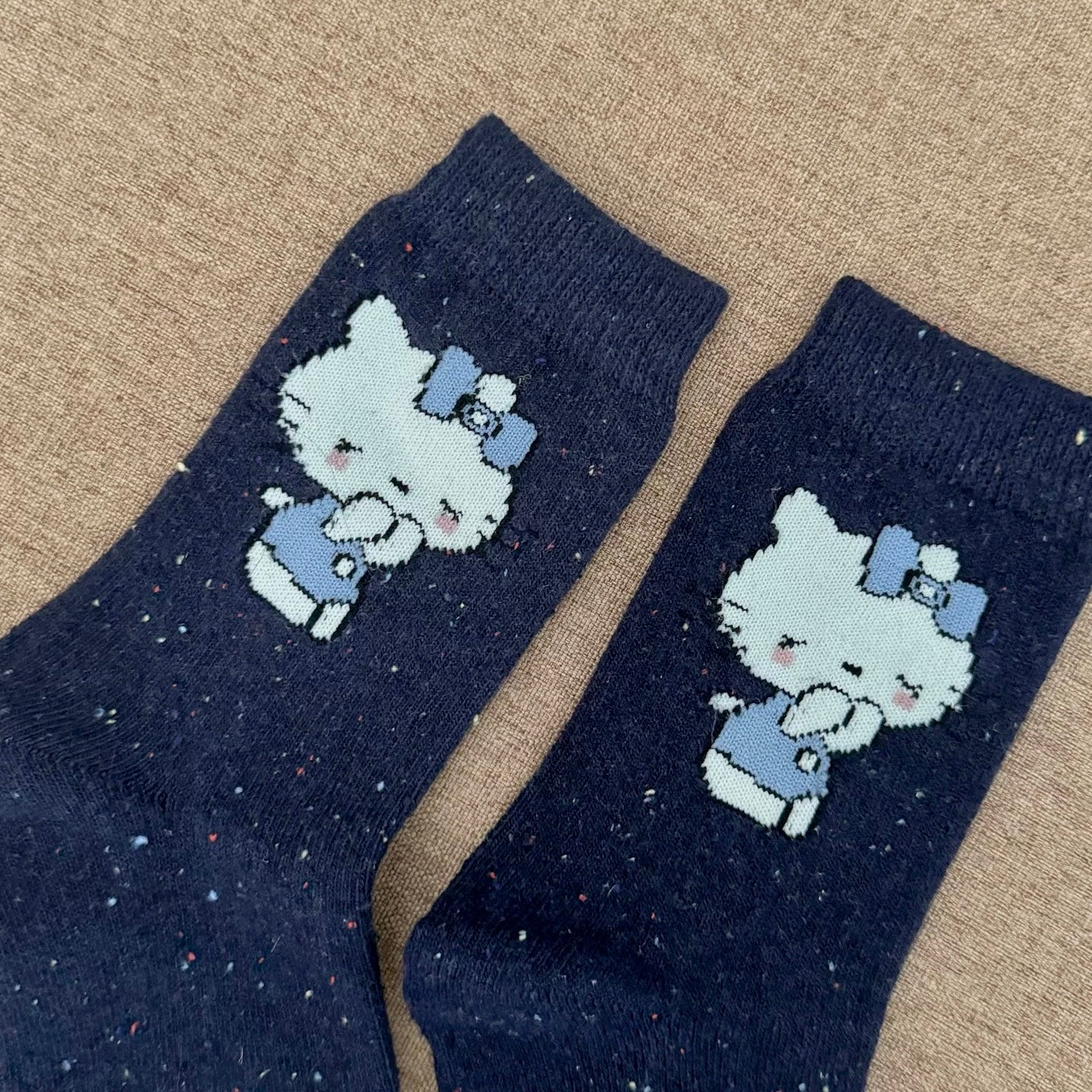 Warm Kitty Knit Winter Socks