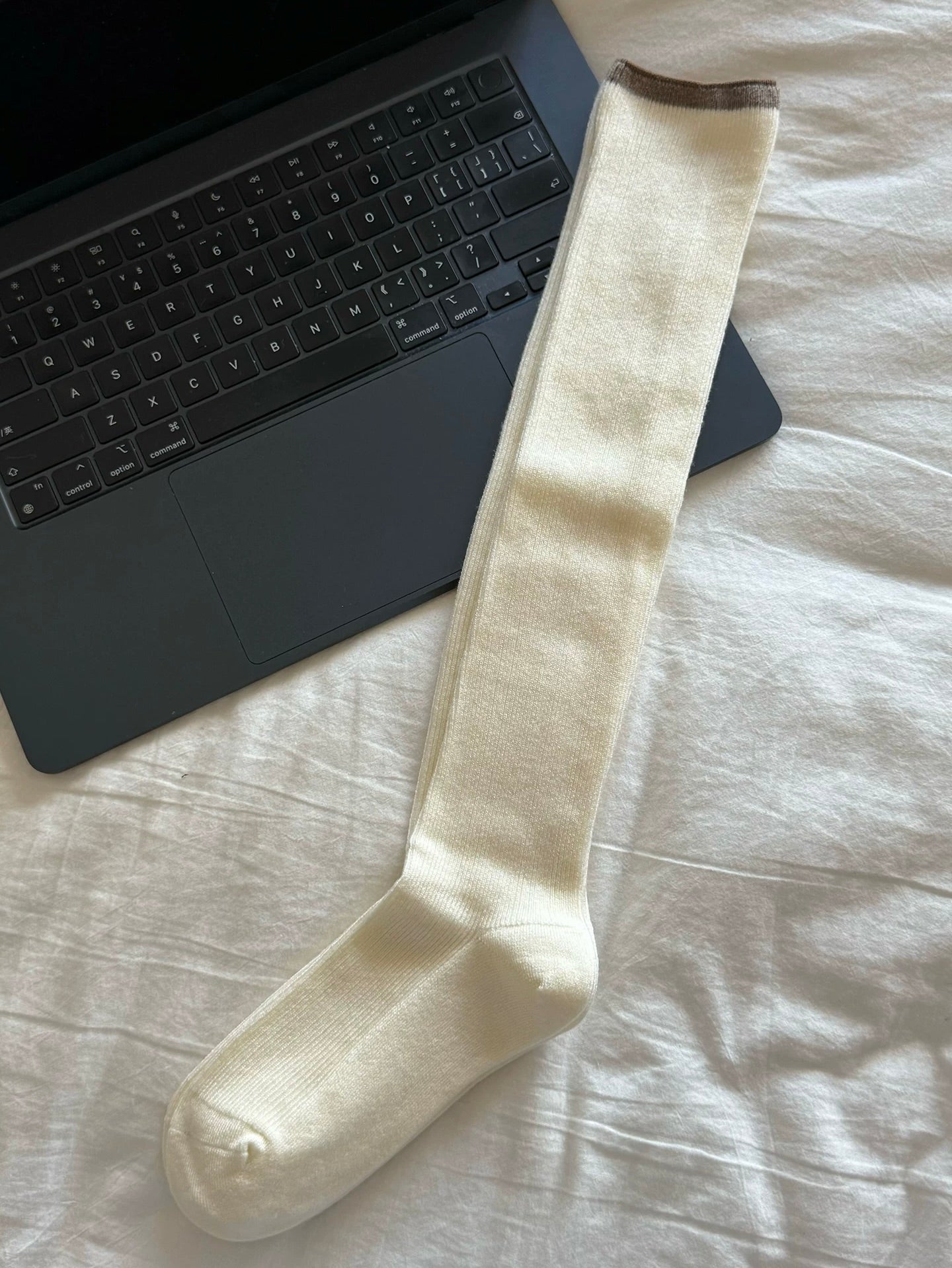 Minimalist Wool Knee High Socks