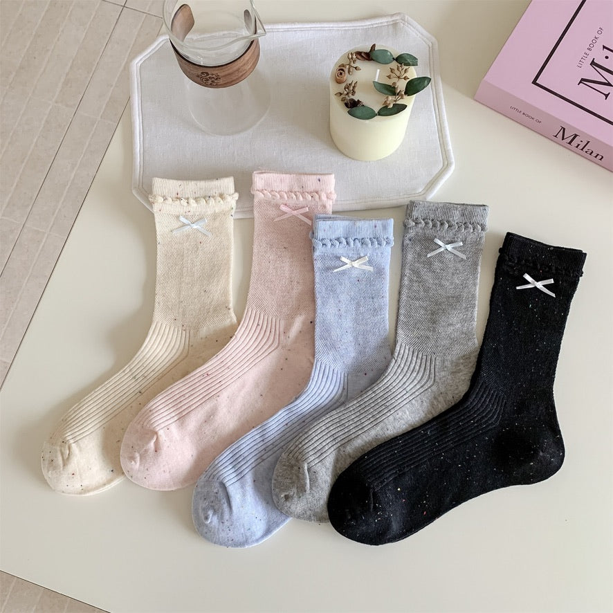 Sweet Pastel Summer Mesh Socks
