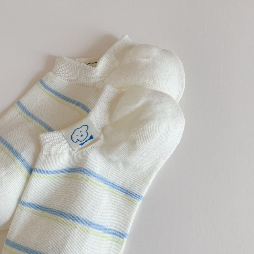 Puppy Motif Summer Ankle Socks