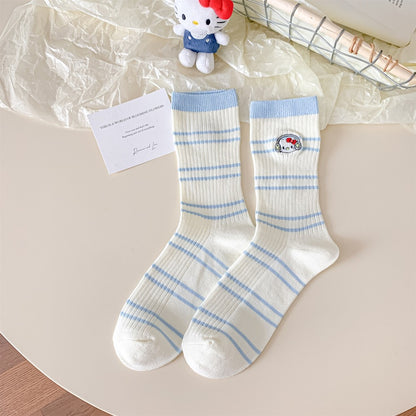 Hello Kitty Fresh Blue Socks
