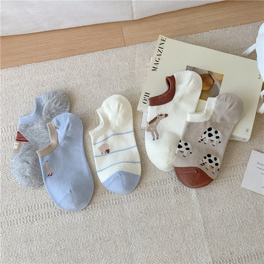 Farm Animal Series Ankle Socks