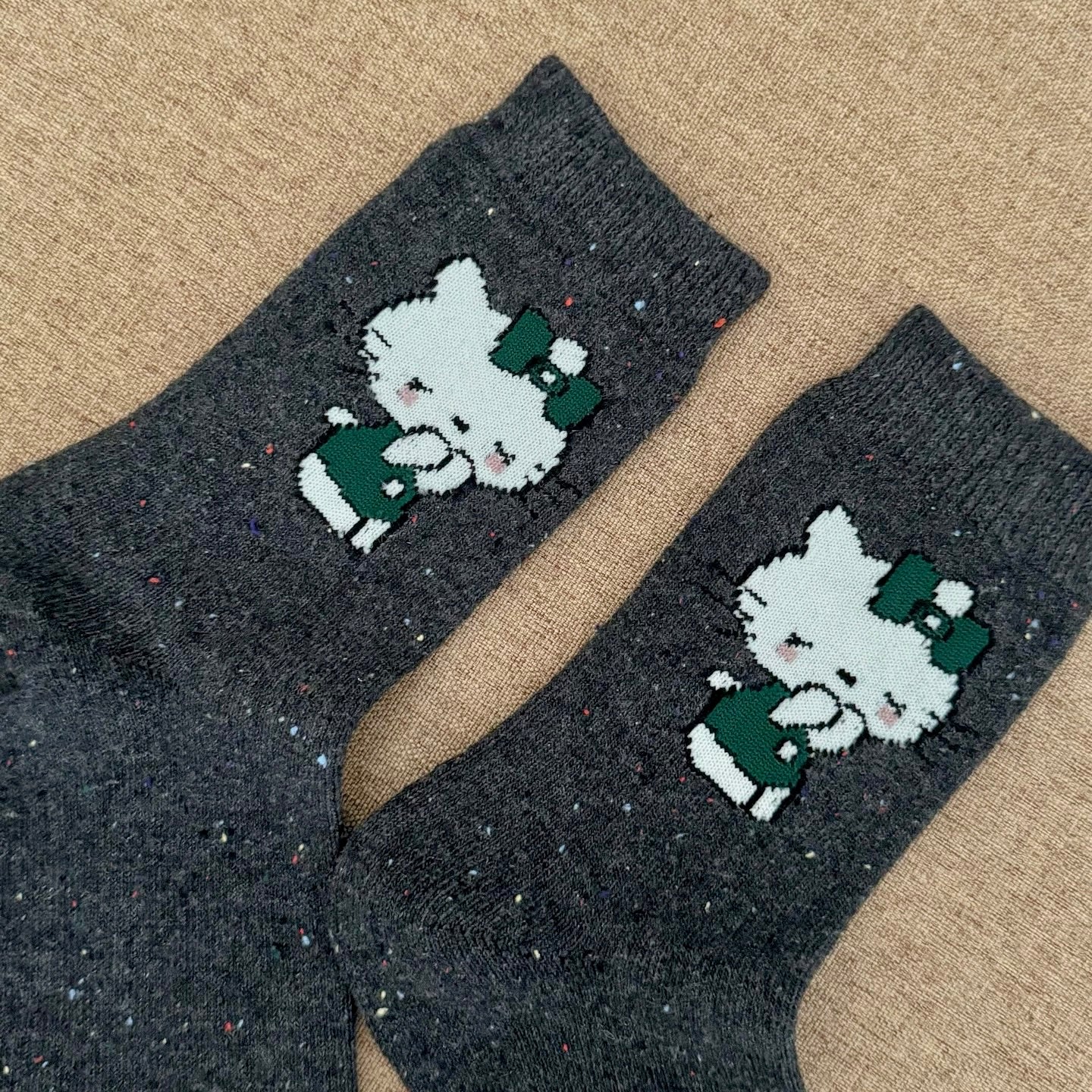 Warm Kitty Knit Winter Socks