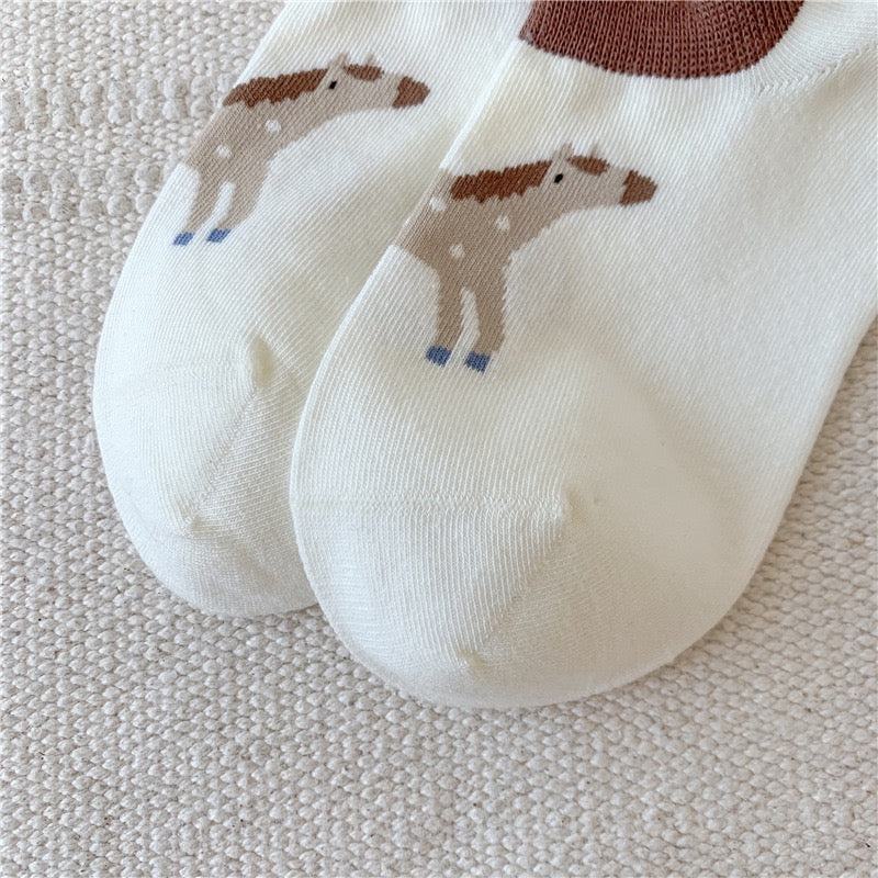 Farm Animal Series Ankle Socks