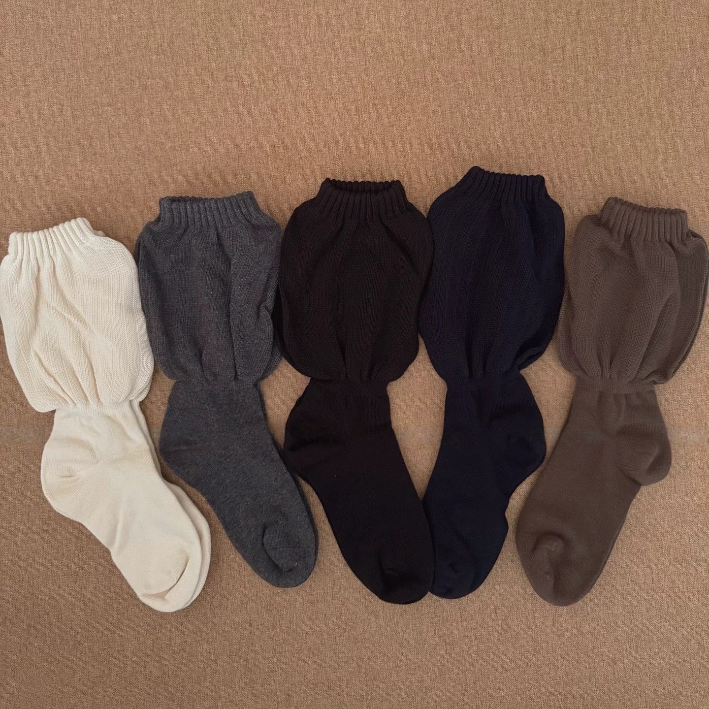 Ruffled Cotton Women's Crew Socks