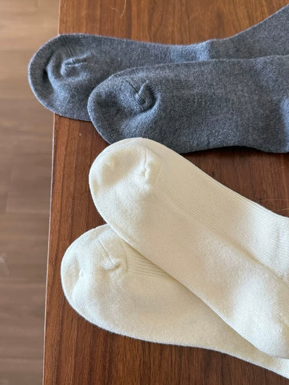 Minimalist Wool Knee High Socks