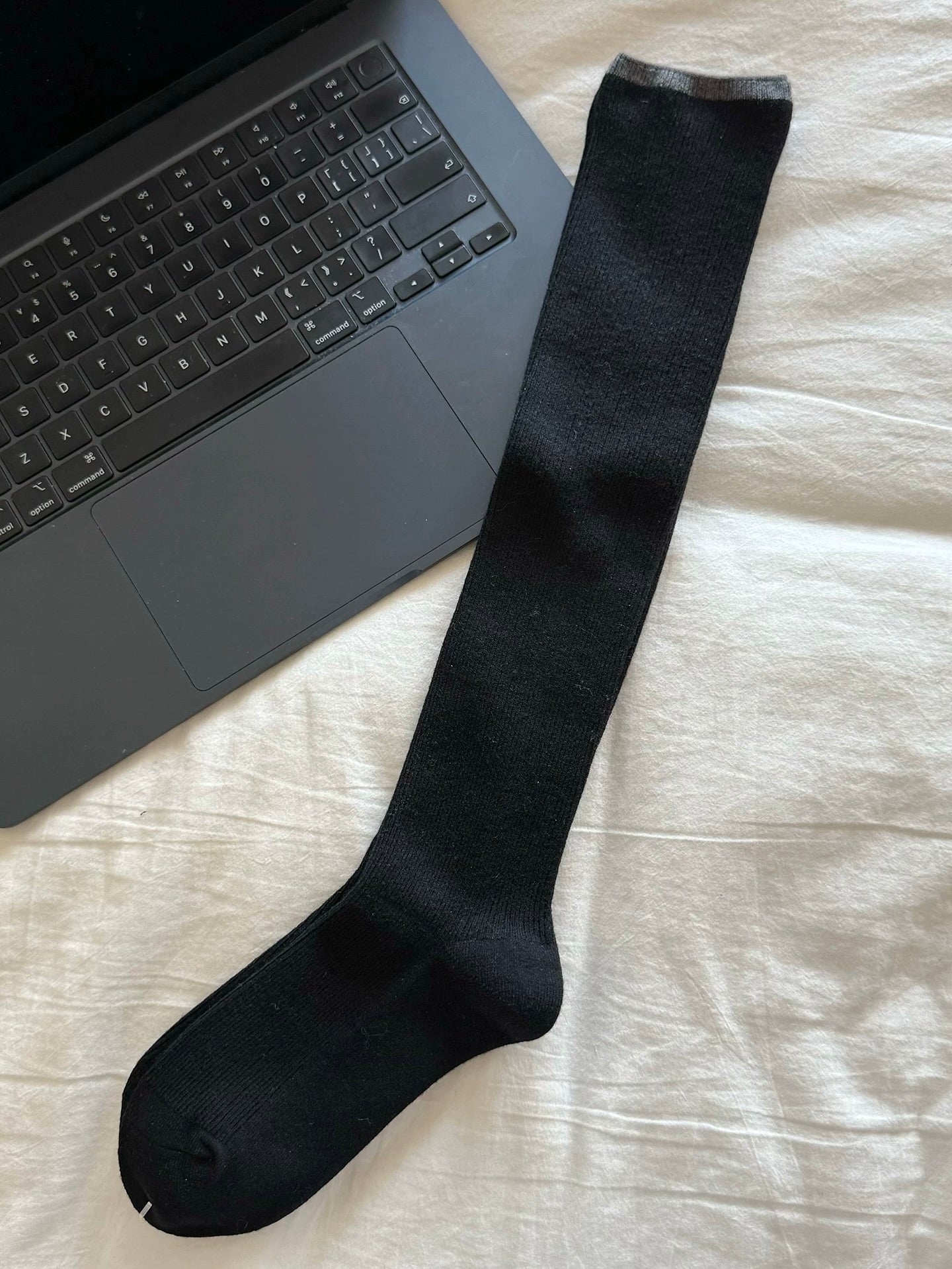 Minimalist Wool Knee High Socks