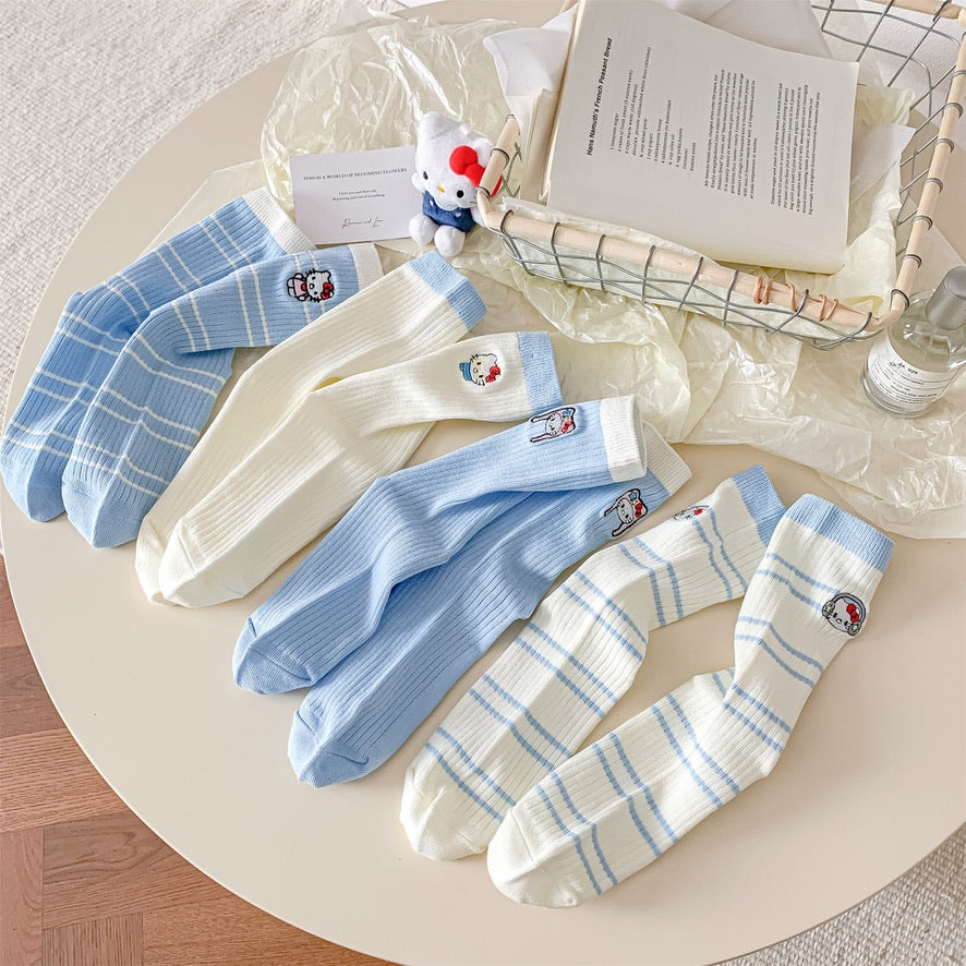 Hello Kitty Fresh Blue Socks