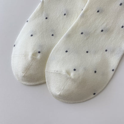 Dachshund&Polka Dot Ankle Socks