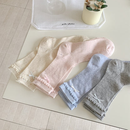 Sweet Pastel Summer Mesh Socks