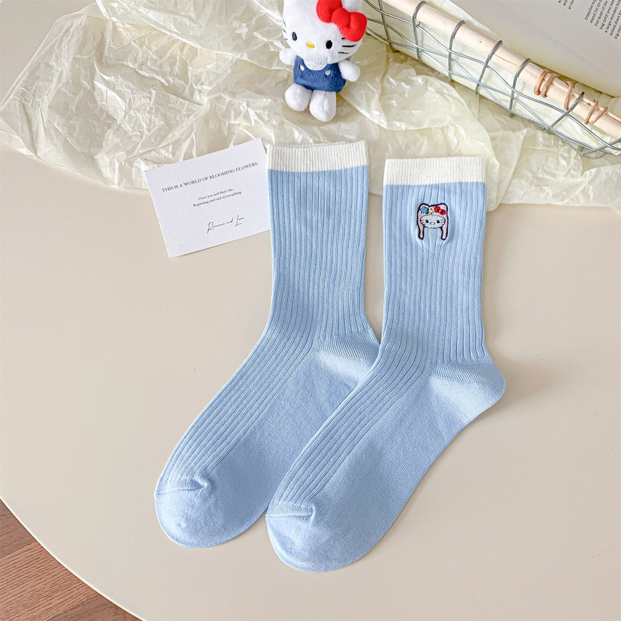Hello Kitty Fresh Blue Socks