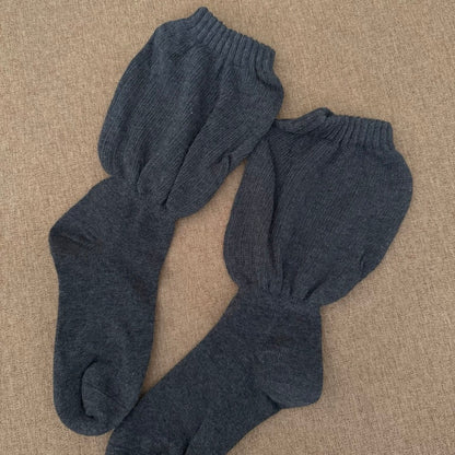 Ruffled Cotton Women's Crew Socks