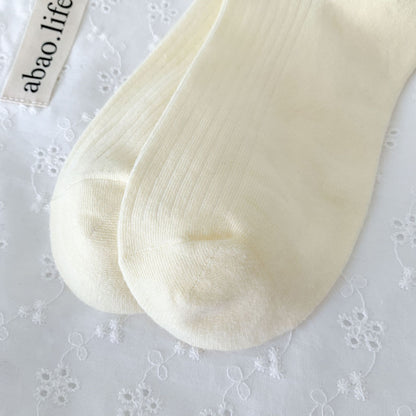 Summer Mesh Socks With Bow Detail