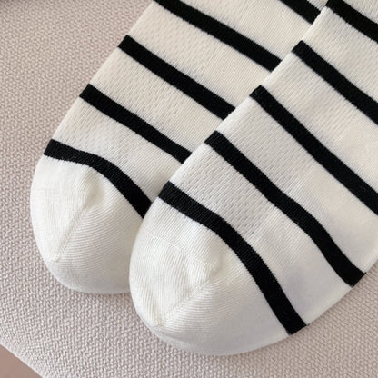 Daily Wear Striped Crew Socks