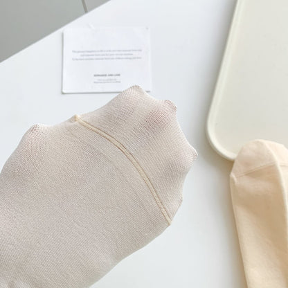 Cozy Coffee Bear Knit Socks