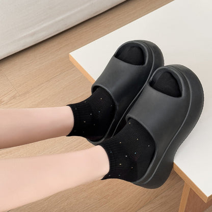 Colorful Speckled Mesh Ankle Socks