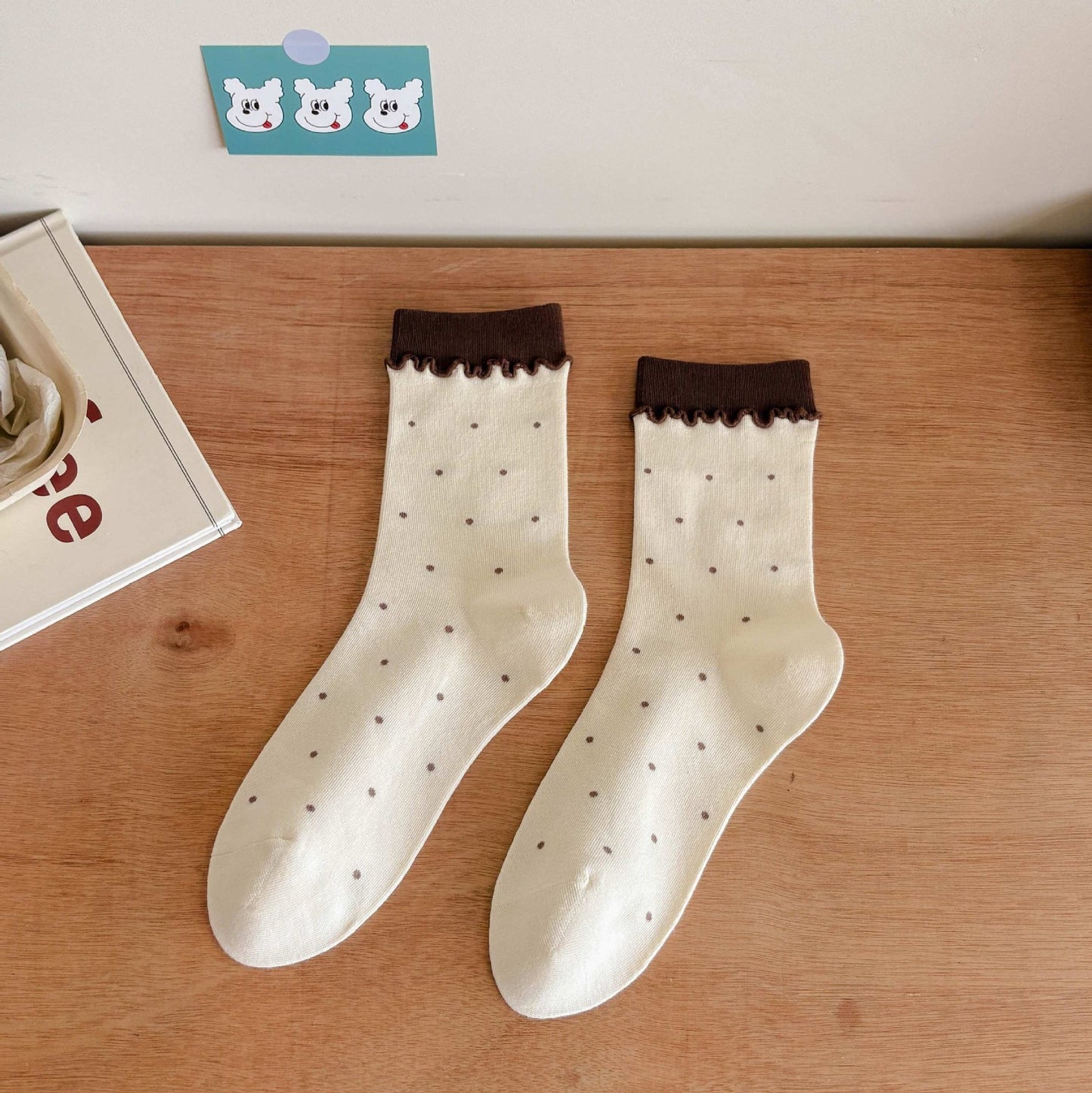 Argyle & Stripe Vintage Crew Socks