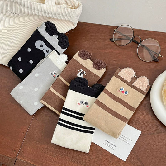 Cutest 3D Plush Animal Ear Socks