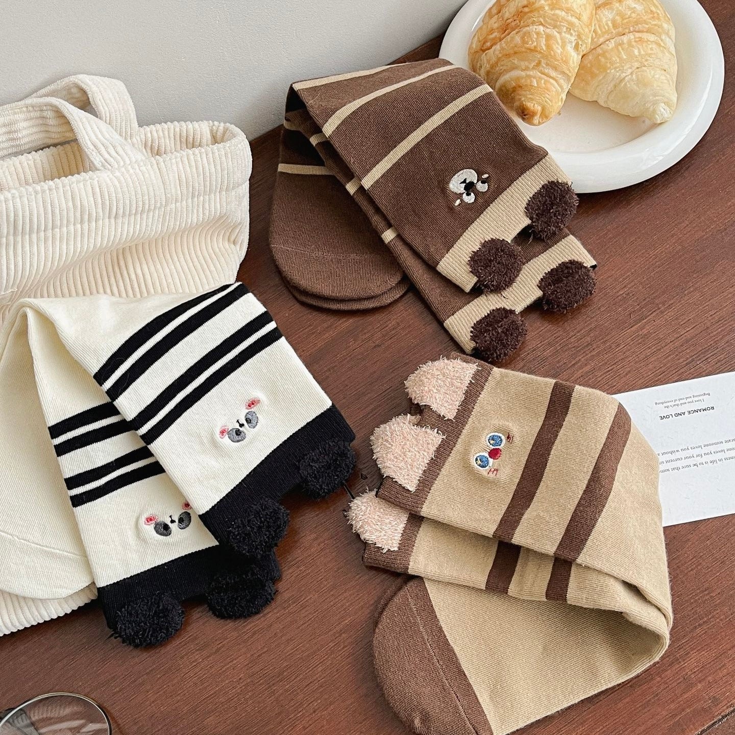 Cutest 3D Plush Animal Ear Socks