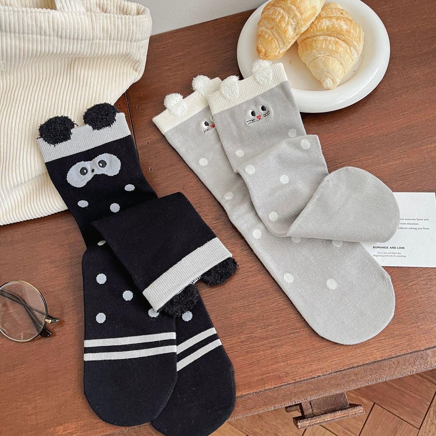 Cutest 3D Plush Animal Ear Socks