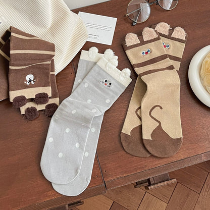 Cutest 3D Plush Animal Ear Socks