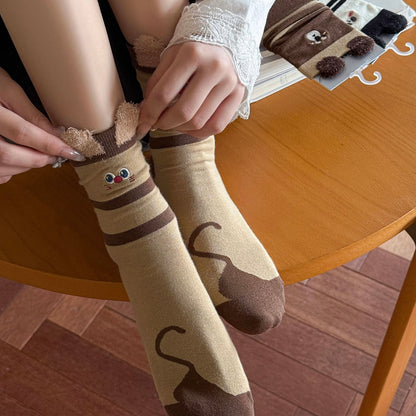 Cutest 3D Plush Animal Ear Socks