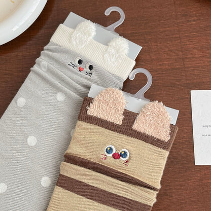 Cutest 3D Plush Animal Ear Socks