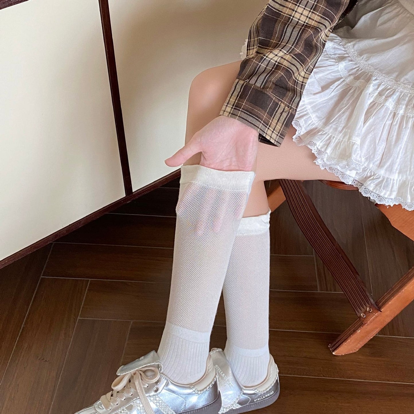 Elegant Summer Mesh Socks