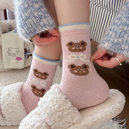 Fairy Tale Bear & Cloud Crew Socks