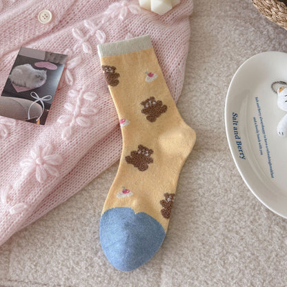 Fairy Tale Bear & Cloud Crew Socks