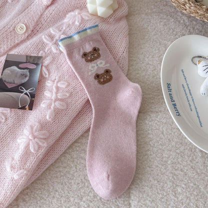 Fairy Tale Bear & Cloud Crew Socks