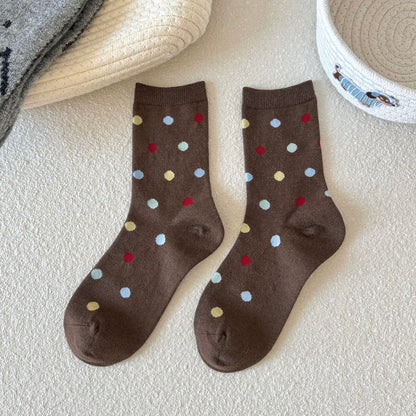 Dachshund & Bone Knit Crew Socks