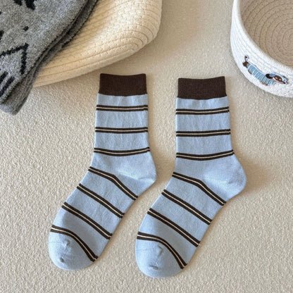 Dachshund & Bone Knit Crew Socks