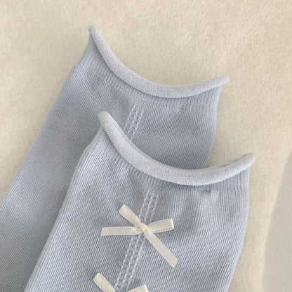 Elegant&Sweet Blue Series Crew Socks