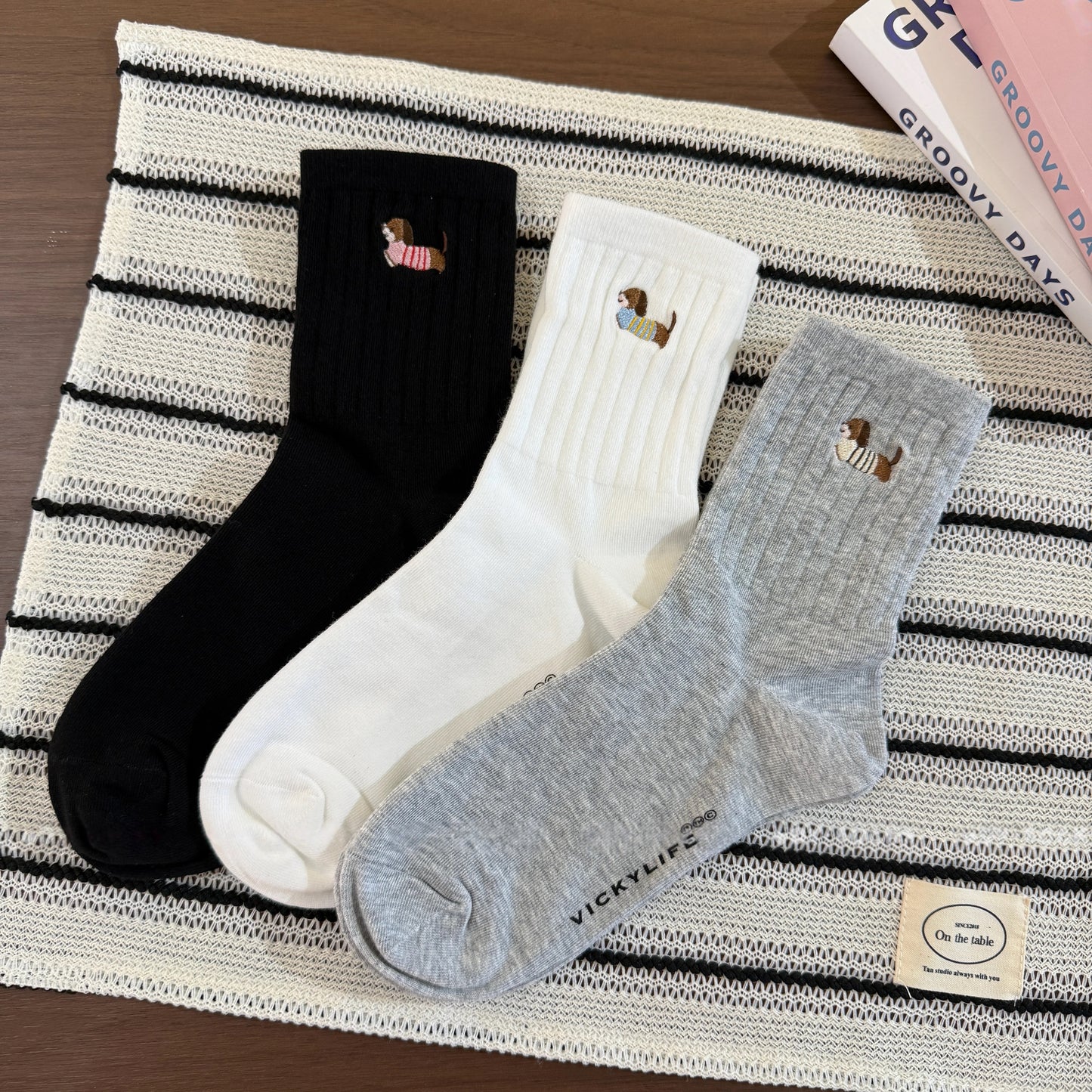 Not Lazy Puppy Quarter Socks