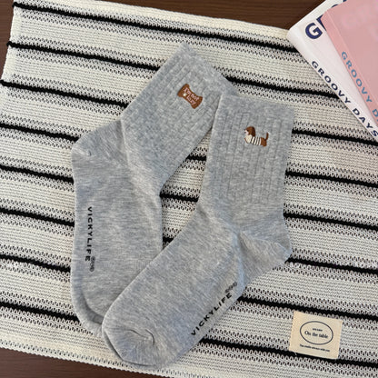 Not Lazy Puppy Quarter Socks