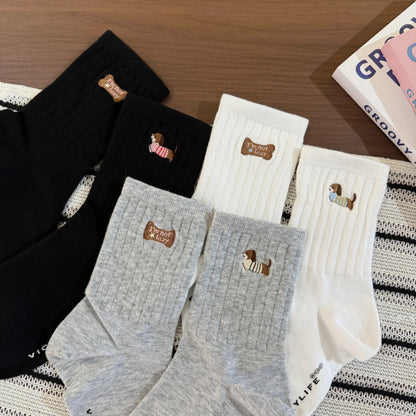 Not Lazy Puppy Quarter Socks