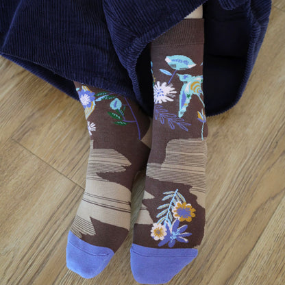 Artistic Oil Painting Style Animal Socks