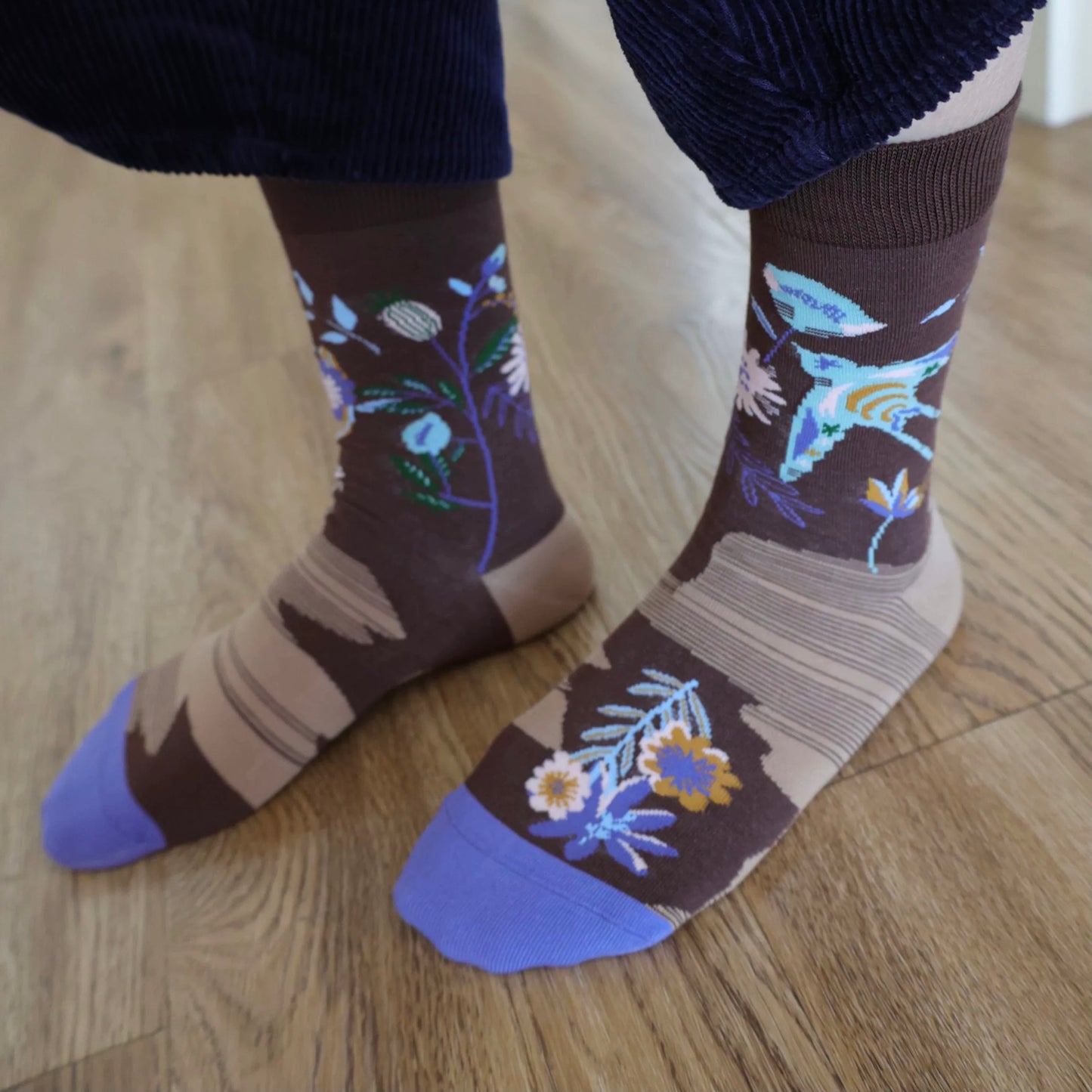Artistic Oil Painting Style Animal Socks