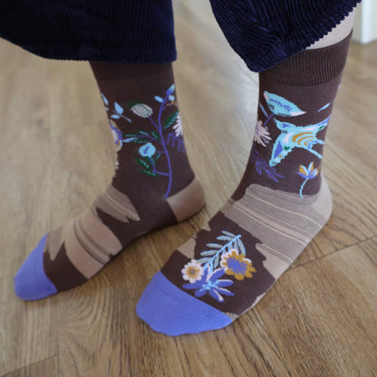 Artistic Oil Painting Style Animal Socks