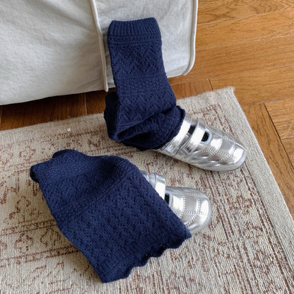 Knitted Low Cut Leg Warmers