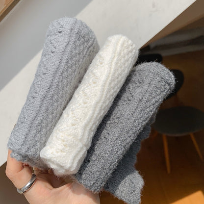 Knitted Low Cut Leg Warmers