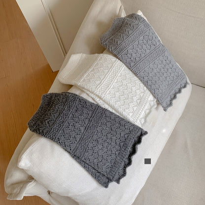 Knitted Low Cut Leg Warmers