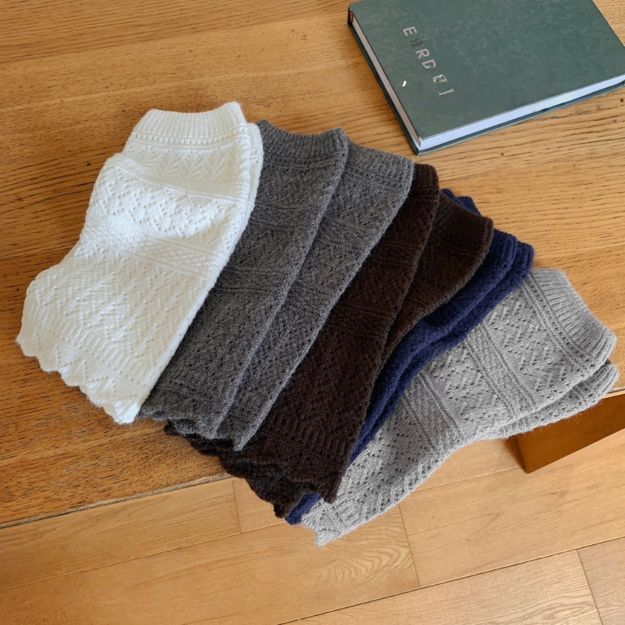 Knitted Low Cut Leg Warmers